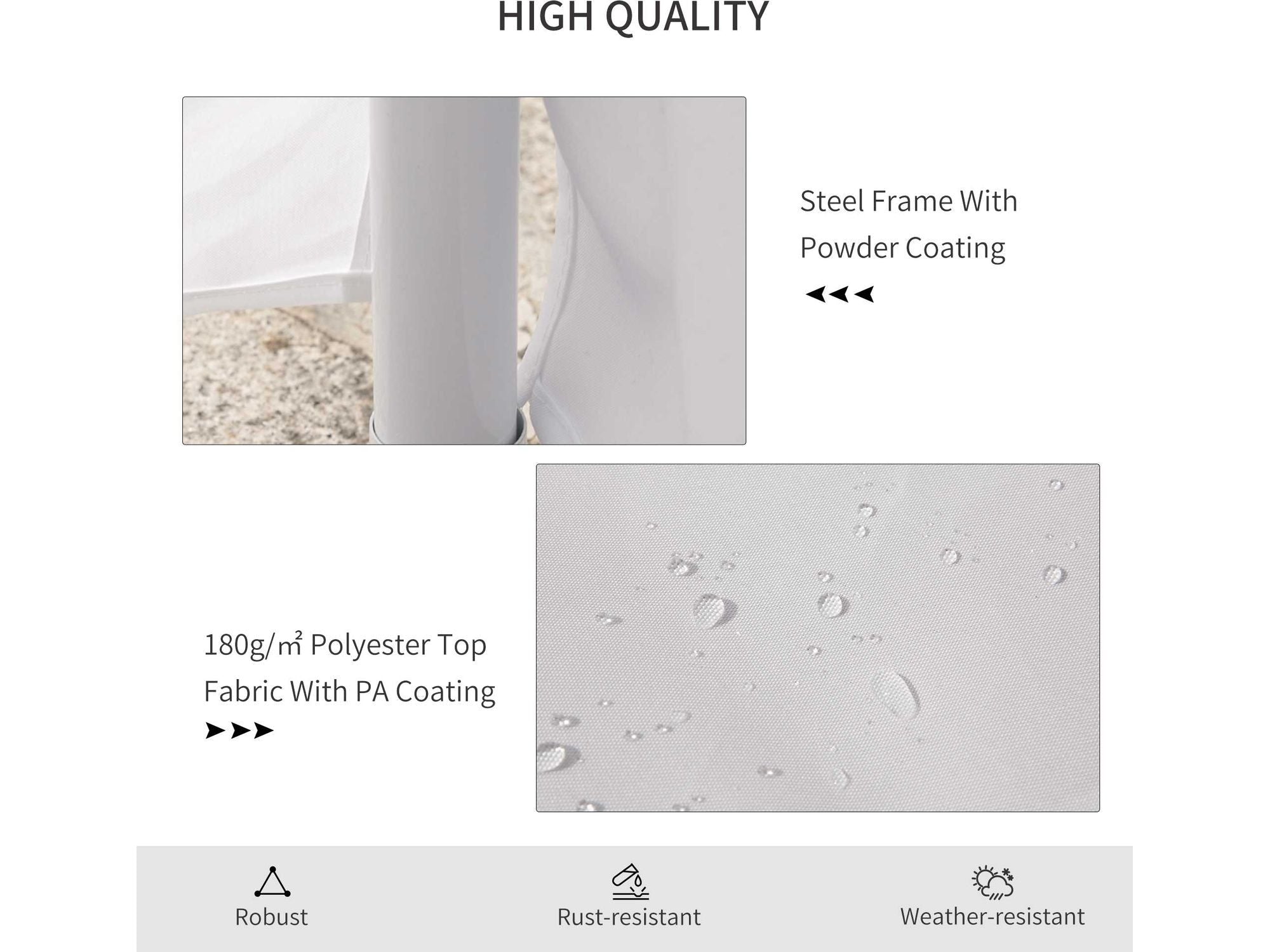 29 x 21 ft Outdoor Heavy Duty Party Gazebo Tent - White