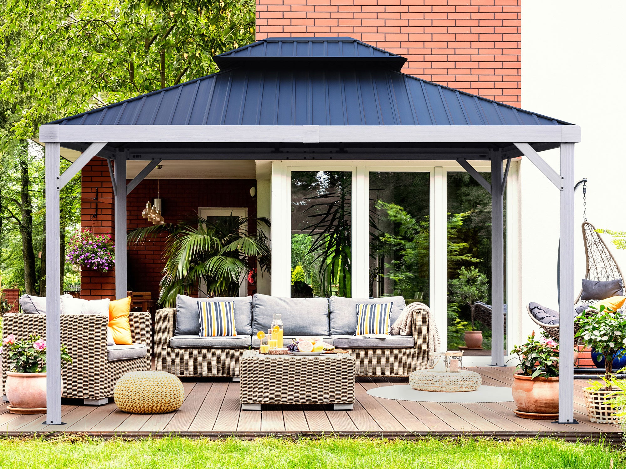 Yosemite 10x12 double steel roof