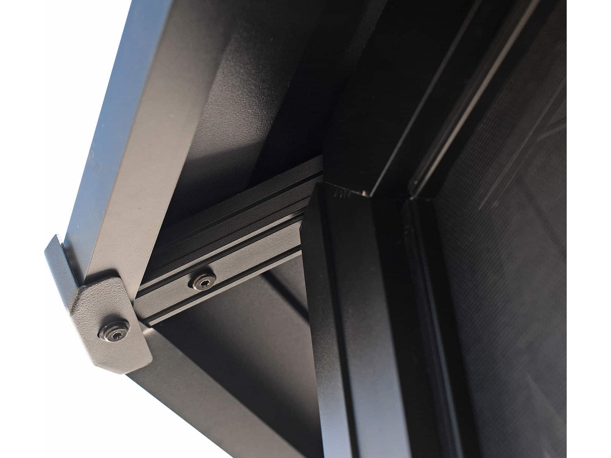 Florence Solarium with Metal Roof 12 Ft. x 18 Ft. Black