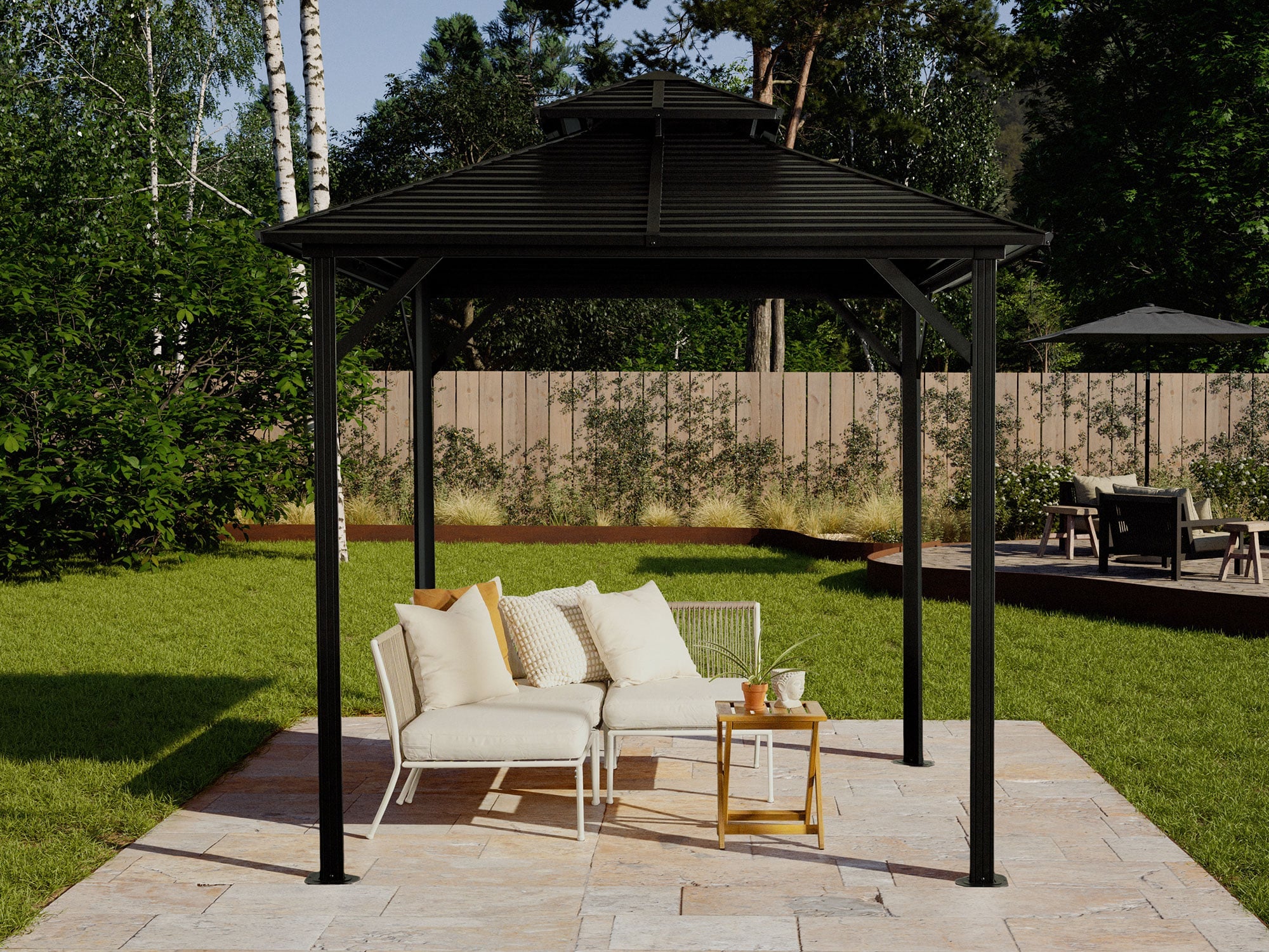 Shefford Gazebo metal roof 10x10
