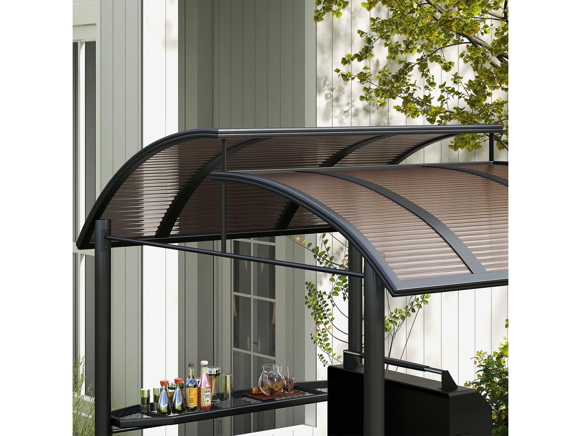 8' x 5' Outdoor Shelter Grill Gazebo