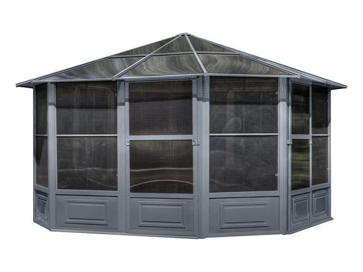 Florence Solarium 12 Ft. x 12 Ft. in Slate