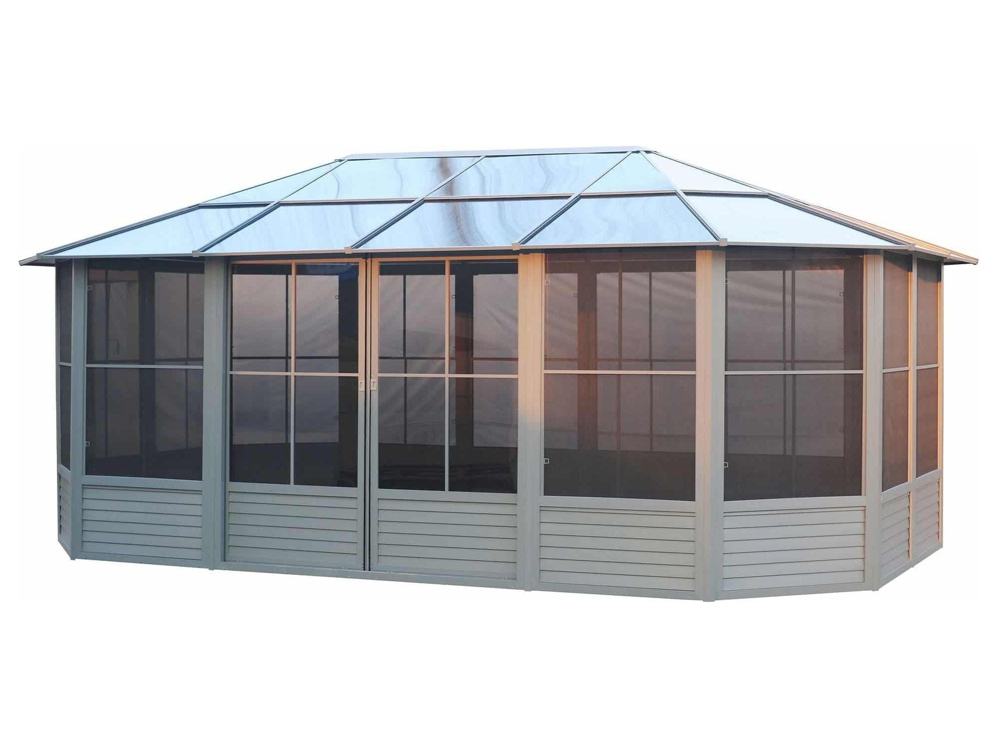 Florence Solarium 12 Ft. x 18 Ft. in Slate