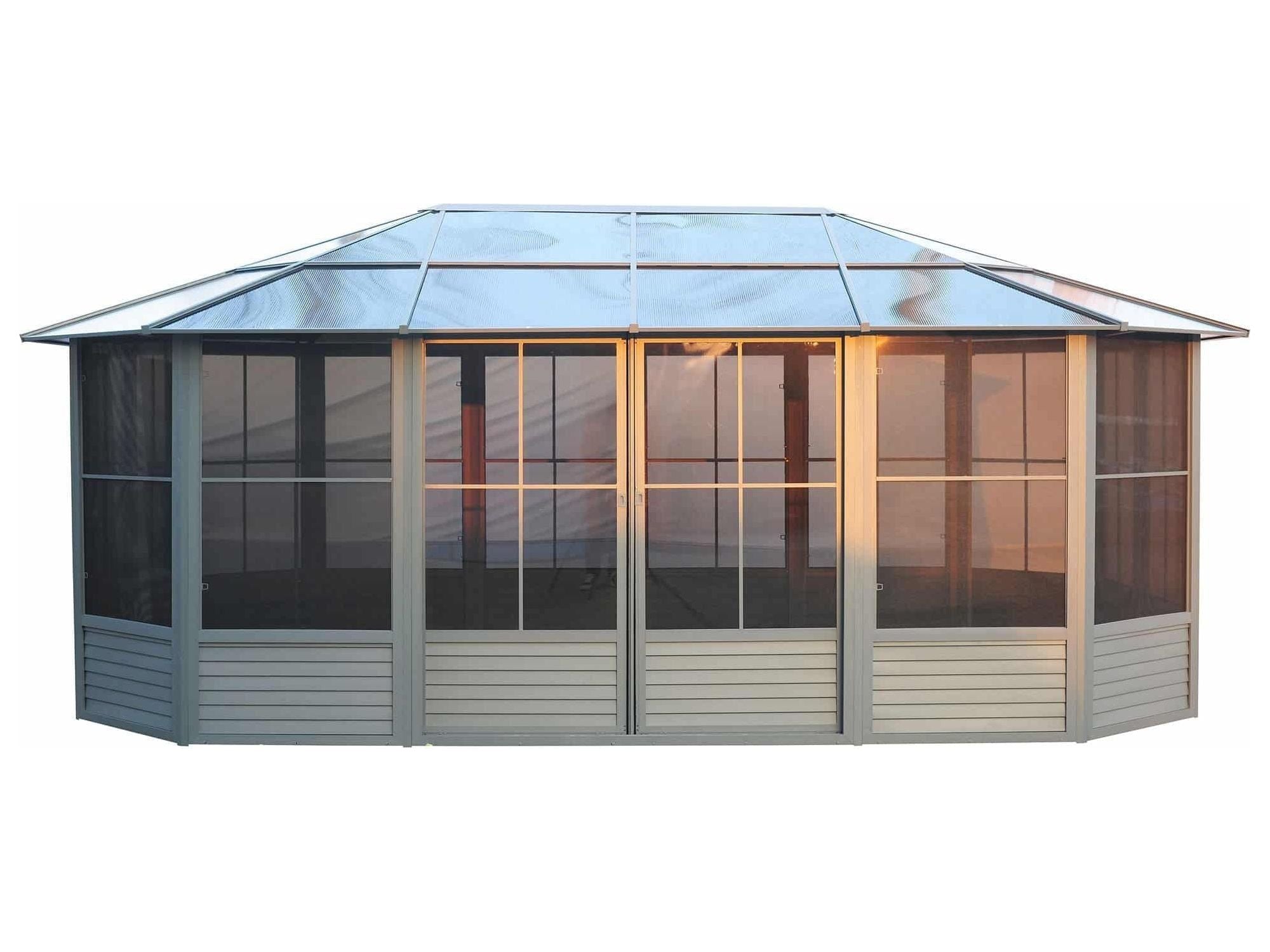 Florence Solarium 12 Ft. x 18 Ft. in Slate