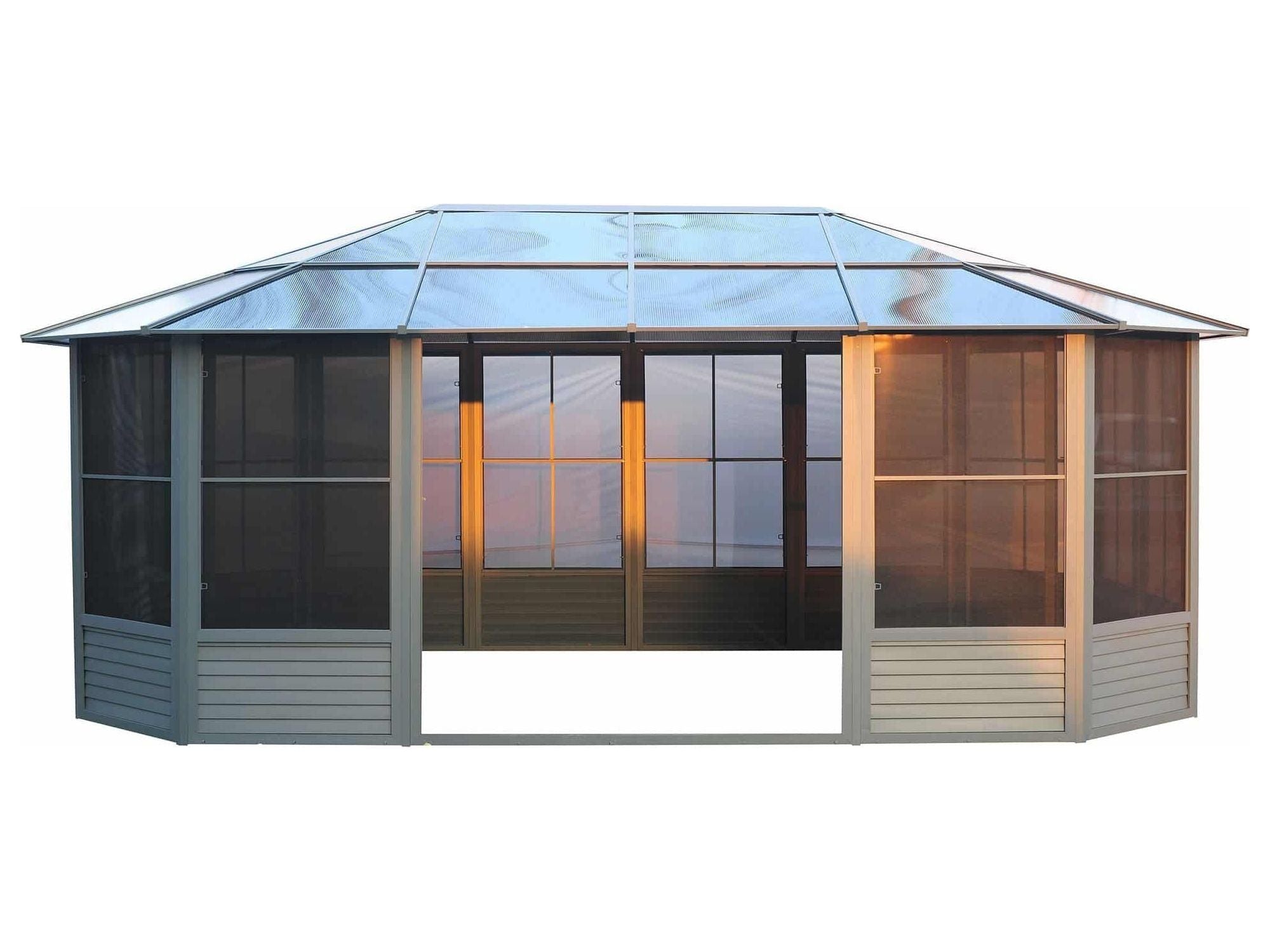 Florence Solarium 12 Ft. x 18 Ft. in Slate