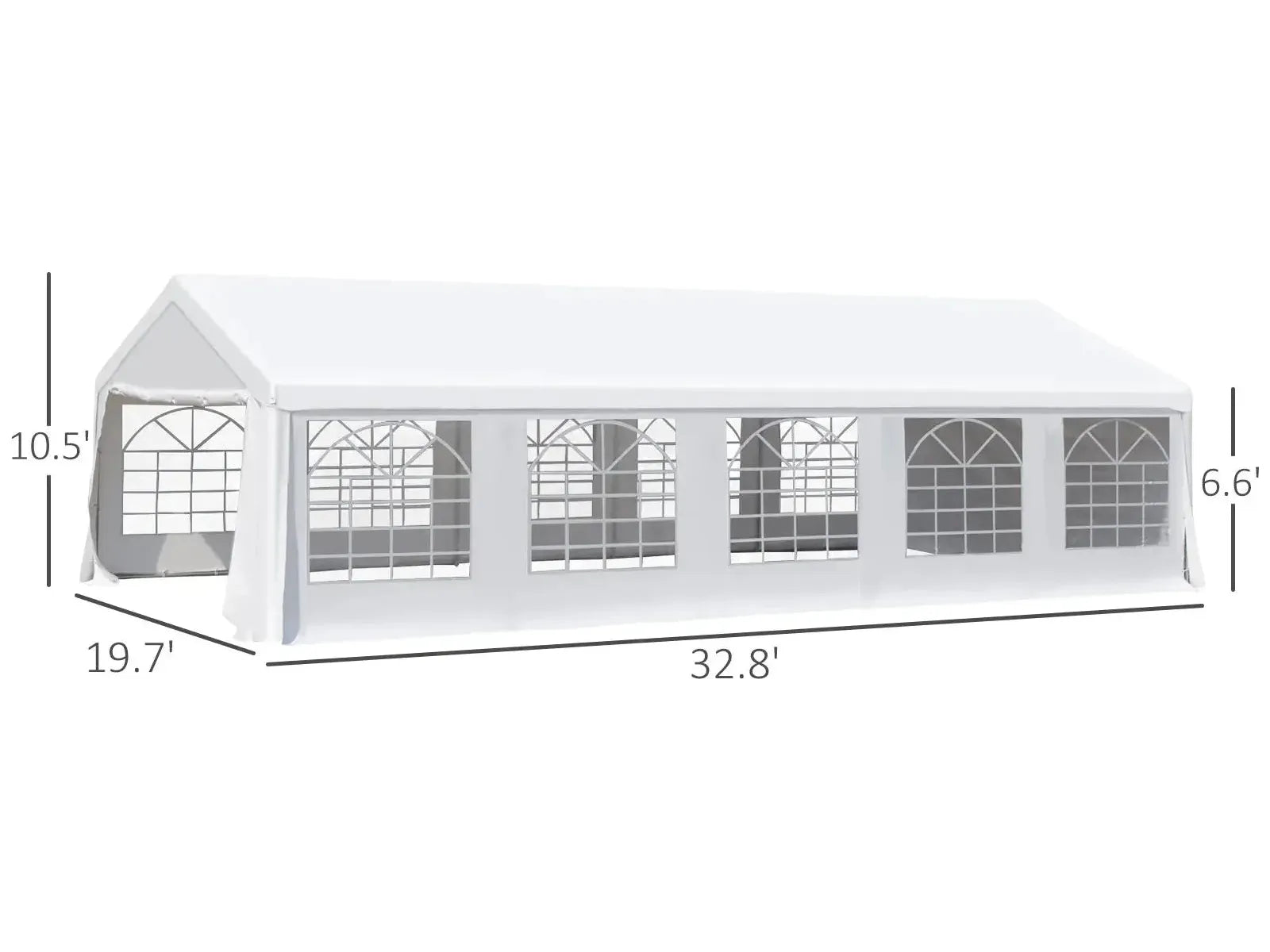 20'x32' Outdoor Heavy Duty Party Tent - White