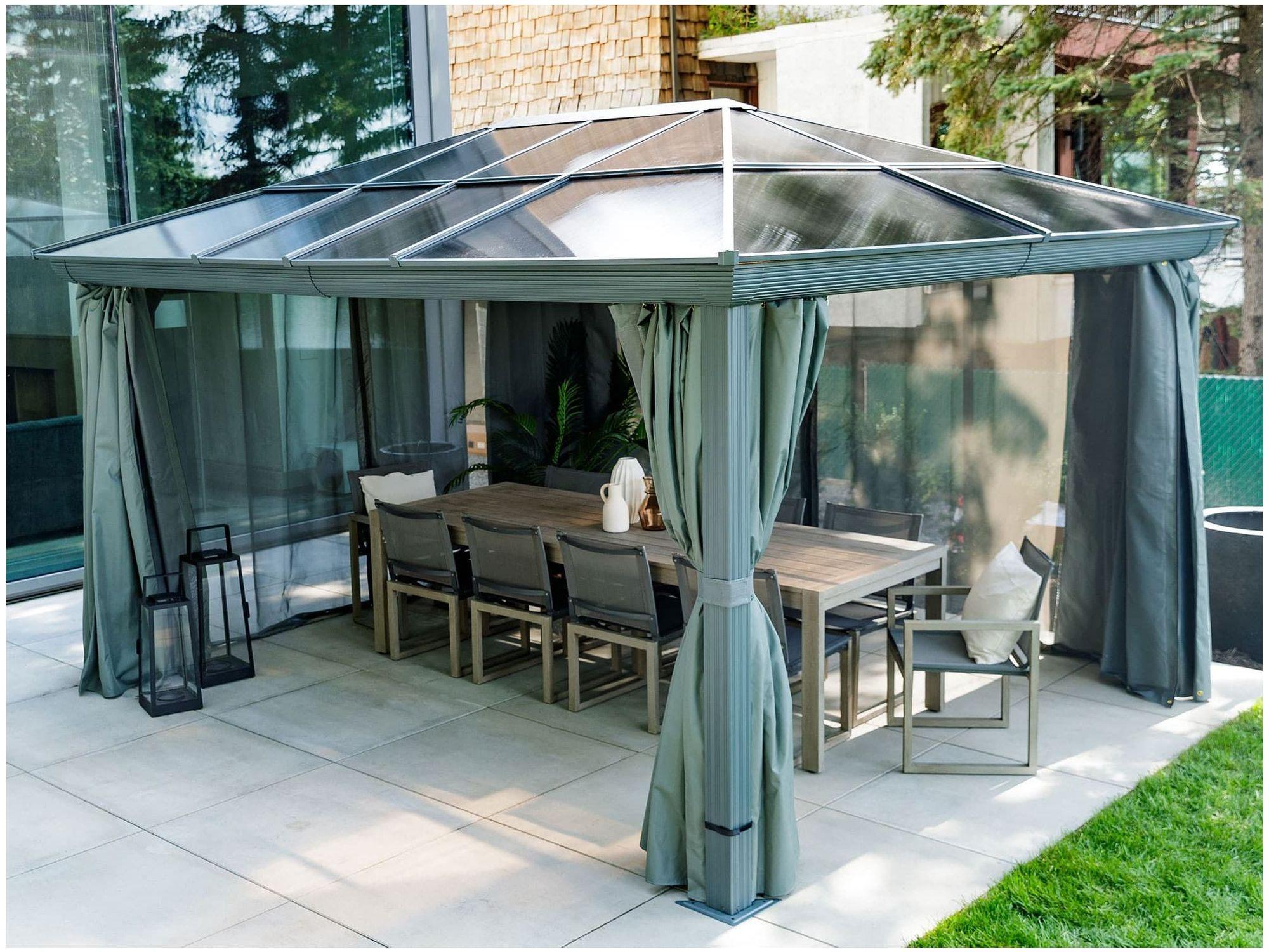 Venus Gazebo 12 Ft. x 14 Ft. in Slate
