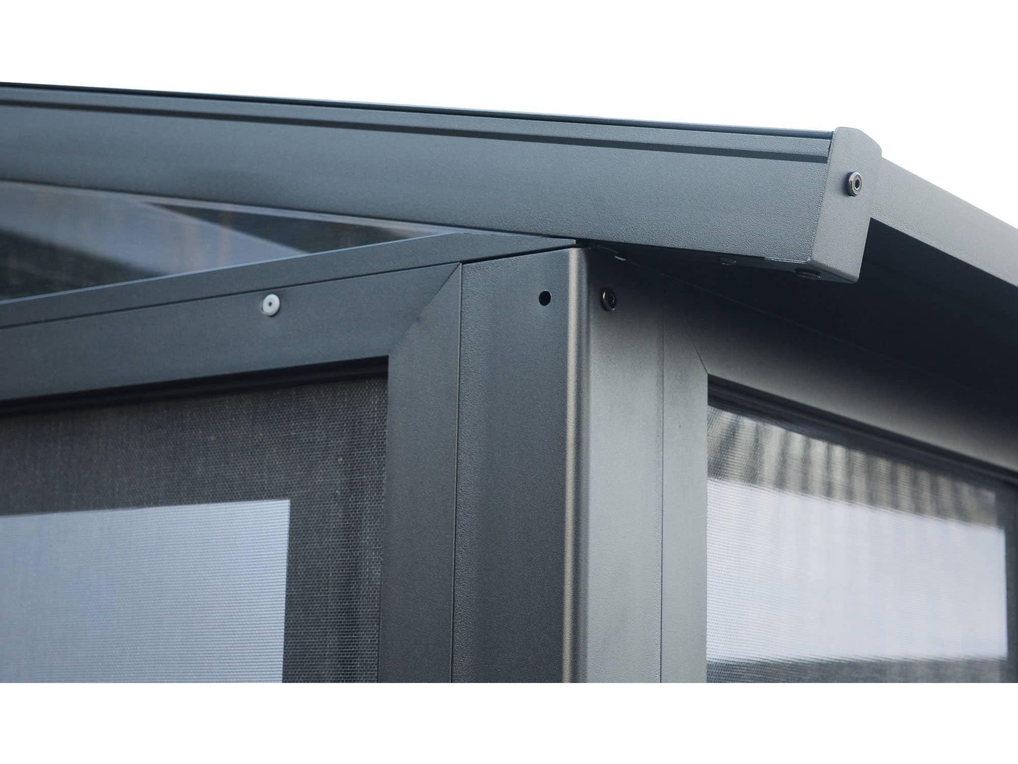 Florence Add-A-Room with Metal Roof 8 Ft. x 12 Ft. in Black