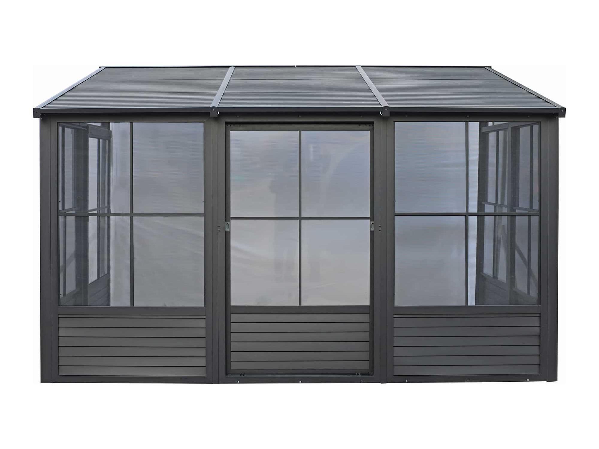 Florence Add-A-Room with Metal Roof 8 Ft. x 12 Ft. in Black