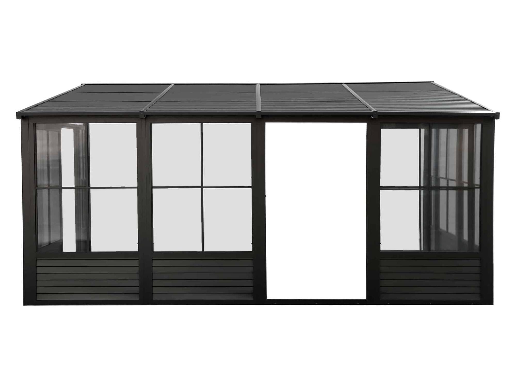 Florence Add-A-Room with Metal Roof 10 Ft. x 16 Ft. in Black