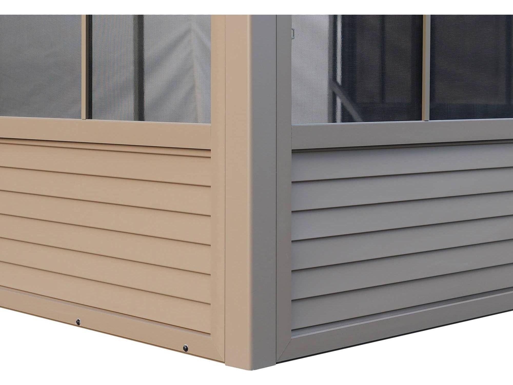 Florence Add-A-Room with Metal Roof 8 Ft. x 12 Ft. in Sand