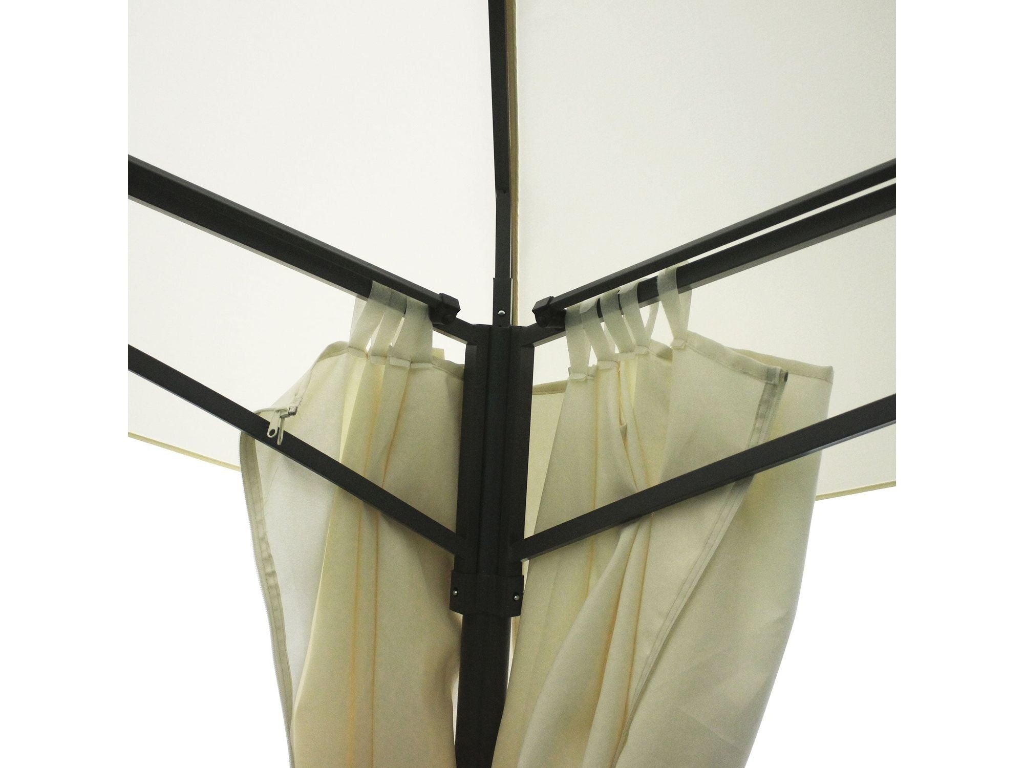 10' x 13' Outdoor Double Vented Roof  Gazebo Patio - Beige