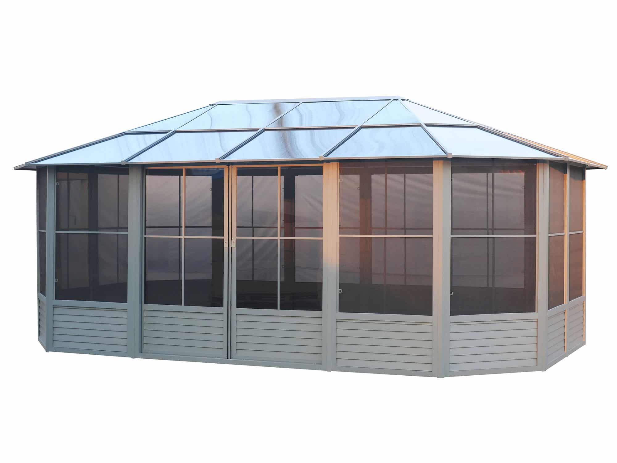 Florence Solarium 12 Ft. x 18 Ft. in Slate