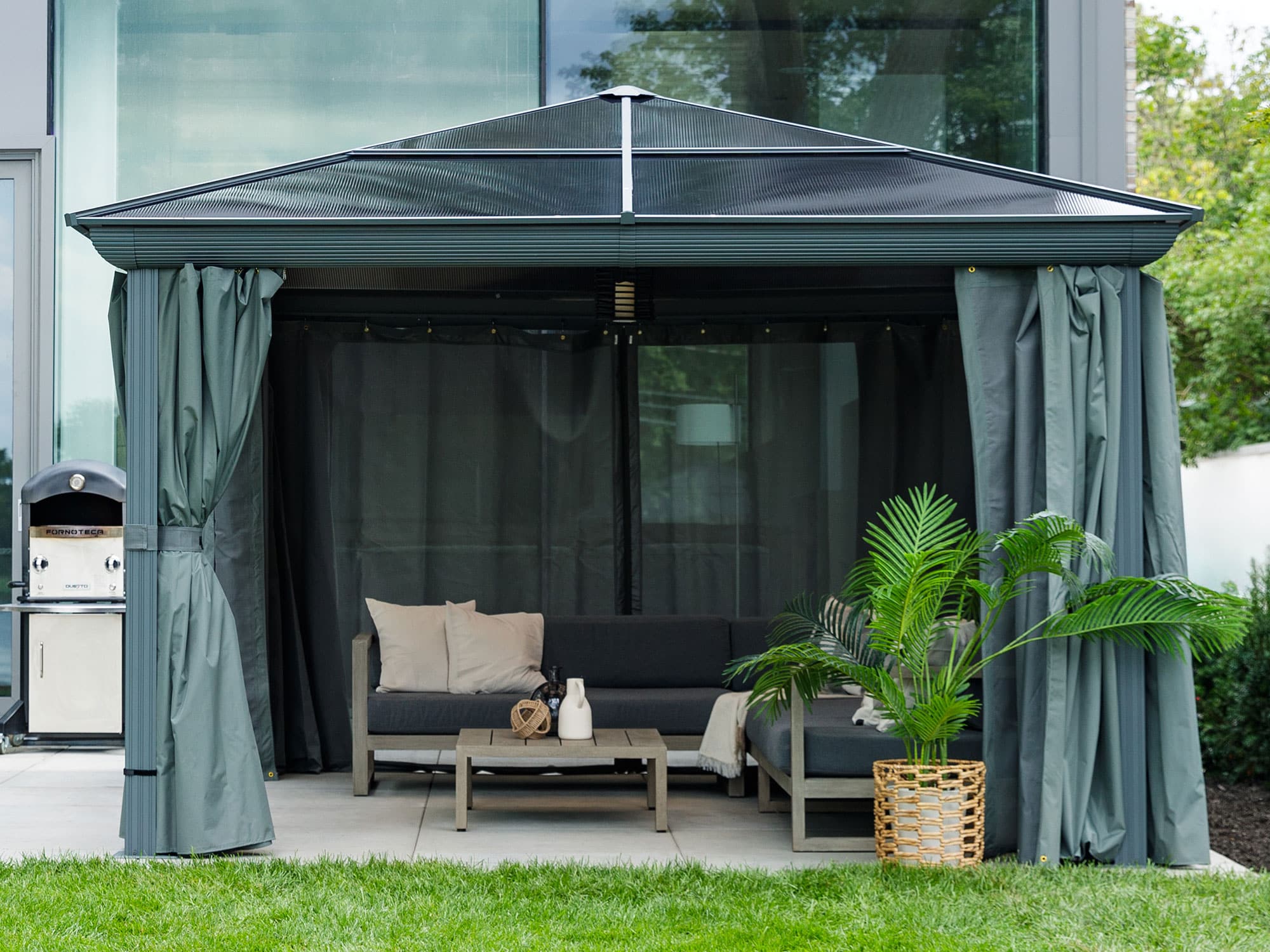 Venus Gazebo 10 Ft. x 14 Ft. in Slate