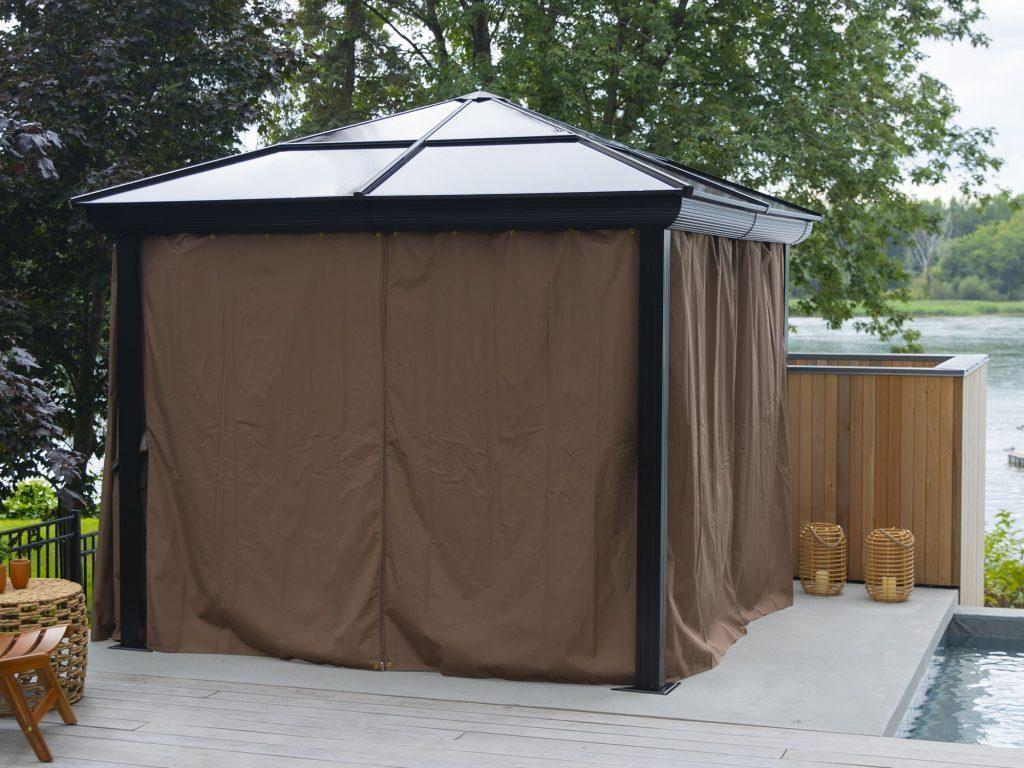 Venus Gazebo 10 Ft. x 14 Ft. in Brown