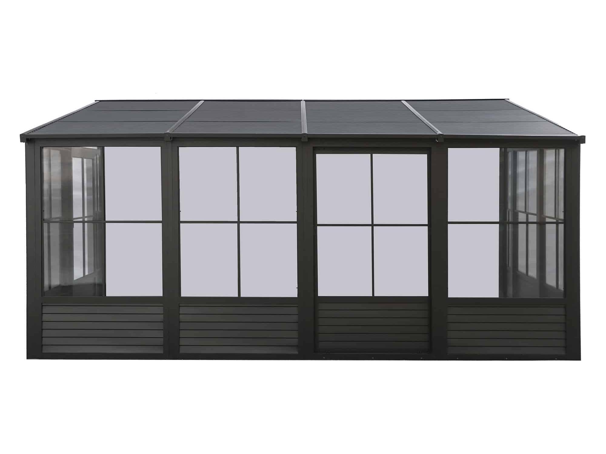 Florence Add-A-Room with Metal Roof 10 Ft. x 16 Ft. in Black